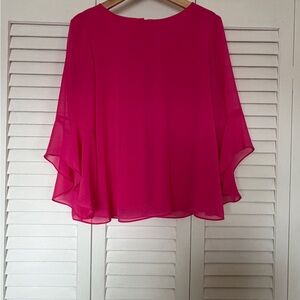 Jones New York Vibrant Pink Blouse